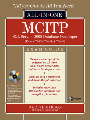cover image of MCITP SQL Server 2005 Database Developer All-in-One Exam Guide (Exams 70-431, 70-441 & 70-442)